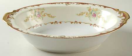 EMP41 10" Oval Vegetable Bowl