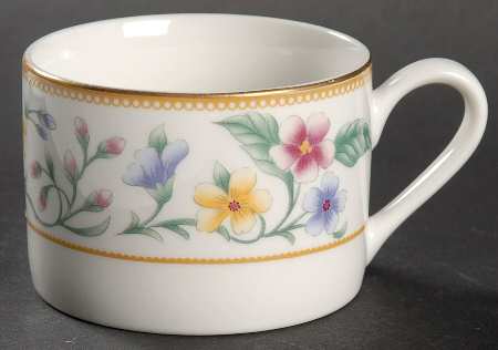Caprice (Gold Trim) Flat Cup