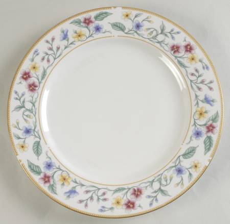 Caprice (Gold Trim) 12" Chop Plate (Round Platter)