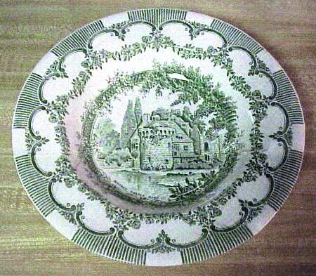 EIT8 Green Rim Soup Bowl