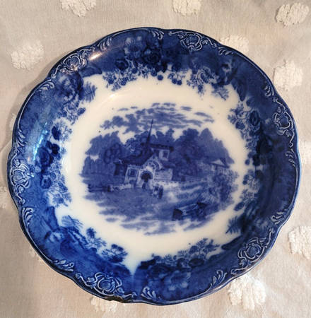 Country Scenes 9" Round Vegetable Bowl