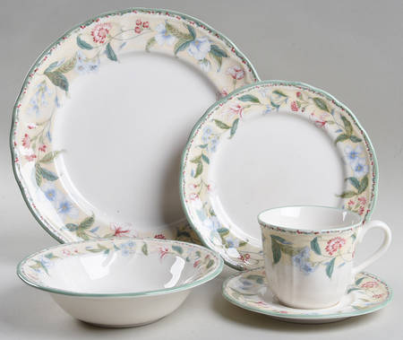 Floral Bay 5 Piece Place Setting