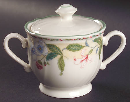 Floral Bay Sugar Bowl & Lid