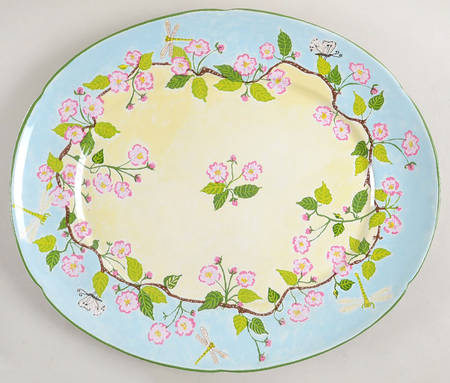 Robin's Nest 15" Oval Serving Platter