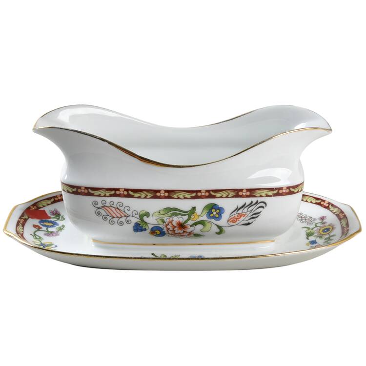6750 Gravy Boat with Attached Underplate