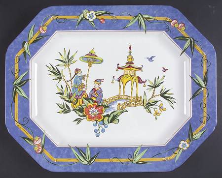 Good Fortune 18" Oval Serving Platter