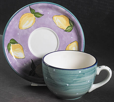 Fruit Punch Jumbo Cup & Saucer Set