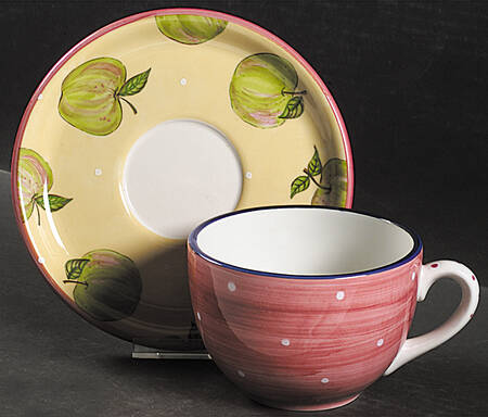 Fruit Punch Jumbo Cup & Saucer Set