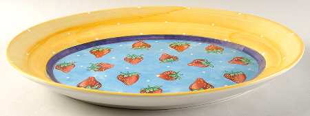 Fruit Punch 15" Oval Serving Platter