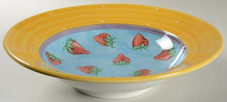 Fruit Punch 12" Large Salad Serving Bowl