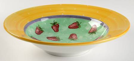 Fruit Punch 12" Large Salad Serving Bowl