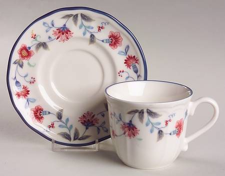 Asiana Flat Cup & Saucer Set