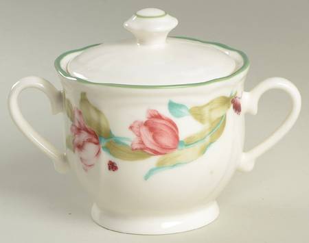 Garland Dance Sugar Bowl & Lid