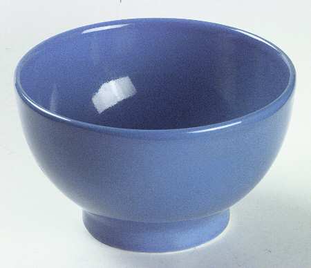 Solid Color Blue Coupe Cereal Bowl