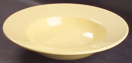 Solid Color Yellow 11" Pasta Serving Bowl