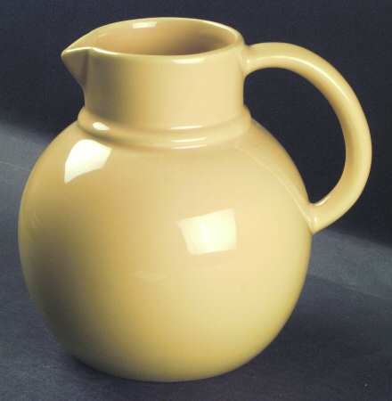 Solid Color Yellow 64 Oz Pitcher