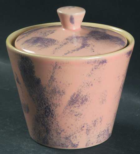 Stonewash Parchment Sugar Bowl & Lid