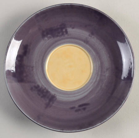 Stonewash Plum Saucer for Cafe Au Lait
