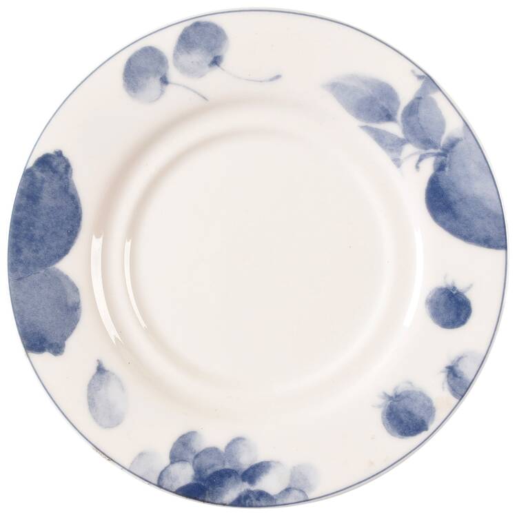 Blue Fruits Saucer