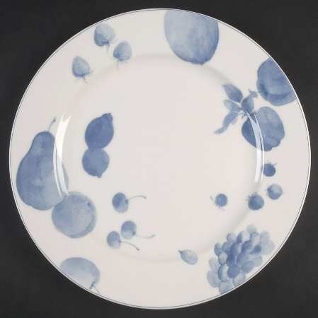 Blue Fruits 12" Chop Plate (Round Platter)