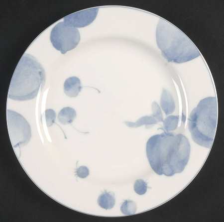 Blue Fruits Salad Plate