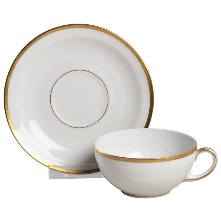 ESC63 Flat Demitasse Cup & Saucer Set