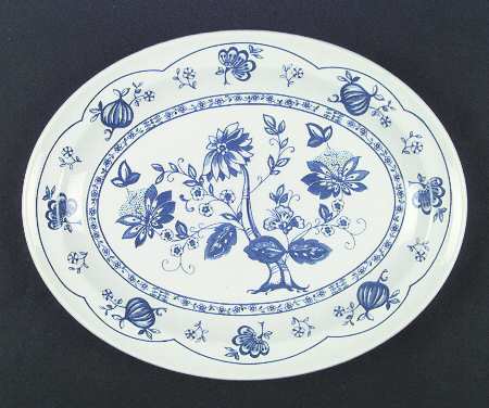 Blue Onion 11" Oval Serving Platter