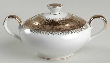 Gitty Sugar Bowl & Lid