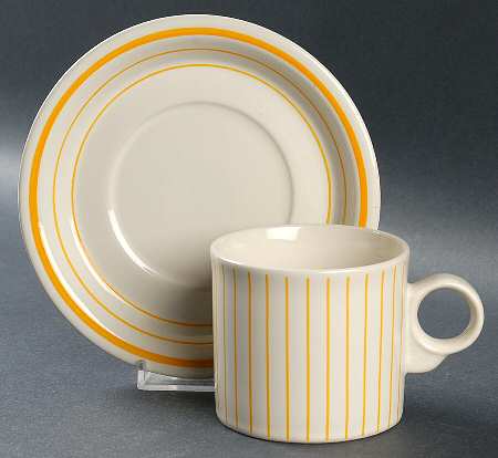 Riviera Flat Cup & Saucer Set