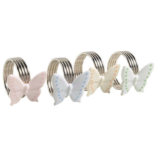 Garden Walk Napkin Ring - Set of 4 (Motif 1-4)