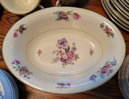 EPI123 10" Oval Vegetable Bowl