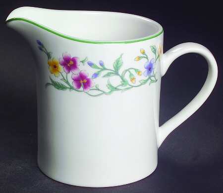 Caprice (Green Trim) Creamer