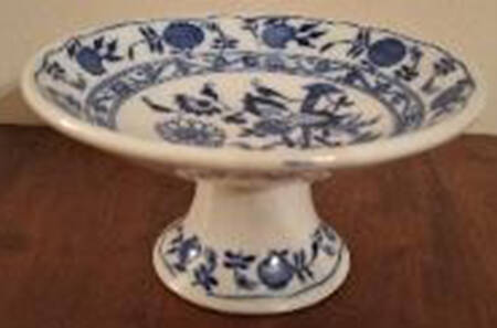 Meissen (Scalloped) Round Compote (Height X Width)