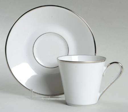 19957 Flat Demitasse Cup & Saucer Set