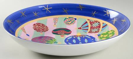 Kaleidoscope 11" Pasta Serving Bowl