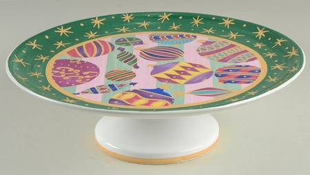 Kaleidoscope 12" Diameter Pedestal Cake Stand