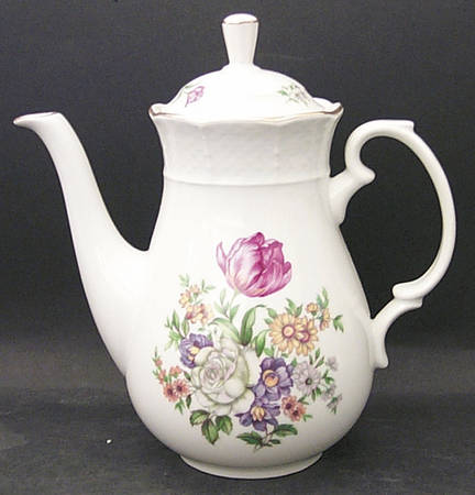 Bouquet Coffee Pot & Lid