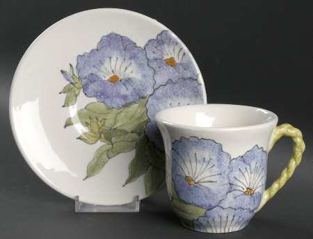 785BV Flat Cup & Saucer Set