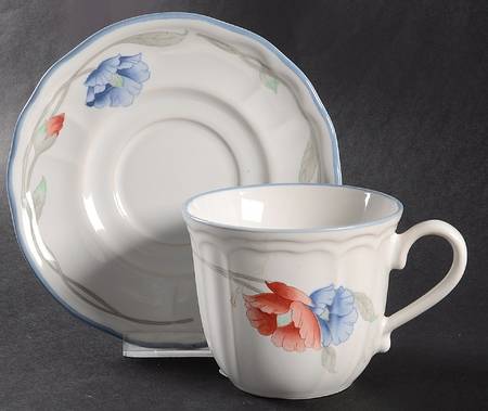 New Sweet Dreams Flat Cup & Saucer Set