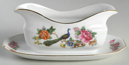 6636-6656 Gravy Boat with Attached Underplate