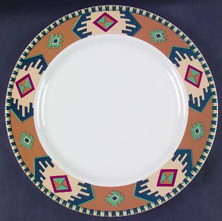 New Horizons Tan 12" Chop Plate (Round Platter)