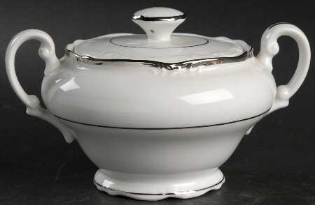 Lady Aster Sugar Bowl & Lid