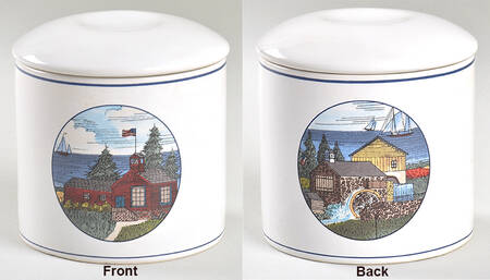 Pioneer Bay Sugar Bowl & Lid