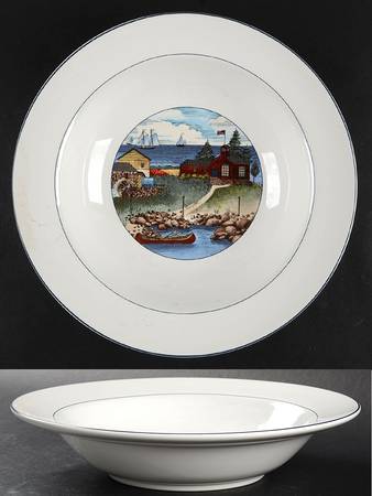 Pioneer Bay 9" Round Vegetable Bowl