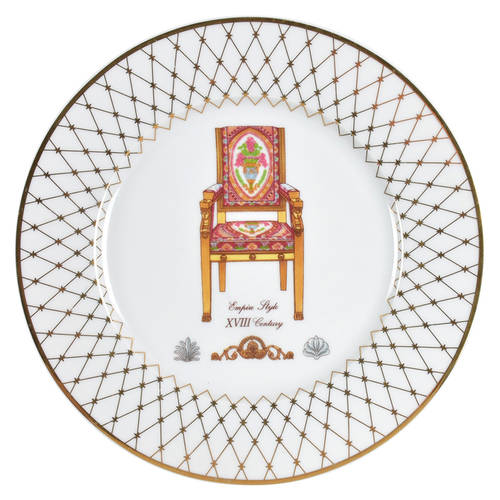French Chairs Collection Dinner Plate