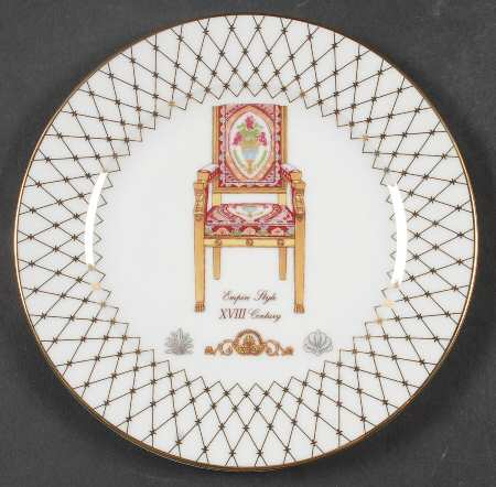 French Chairs Collection Salad Plate