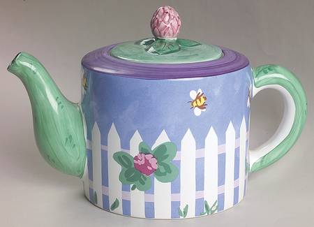 Garden Party Teapot & Lid