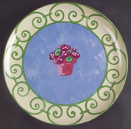 Garden Party Dinner Plate