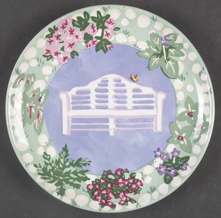 Garden Party Dessert/Pie Plate