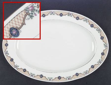 EPI220 13" Oval Serving Platter